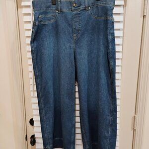 Spanxshape OG Everywear Cropped Wide Leg Jeans Sz 2X(22/24) Inseam 26.5"- NWOT